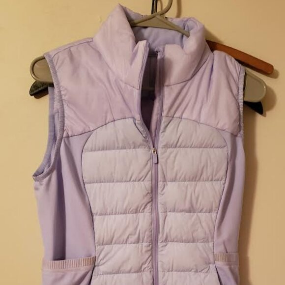 lululemon athletica Down for a Run vest, Pink-Purple, size 10 - Picture 1 of 11